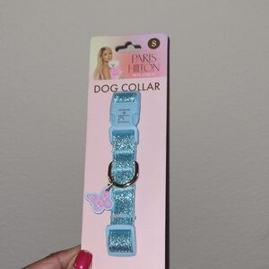 Paris Hilton Sparkling Blue Dog Collar